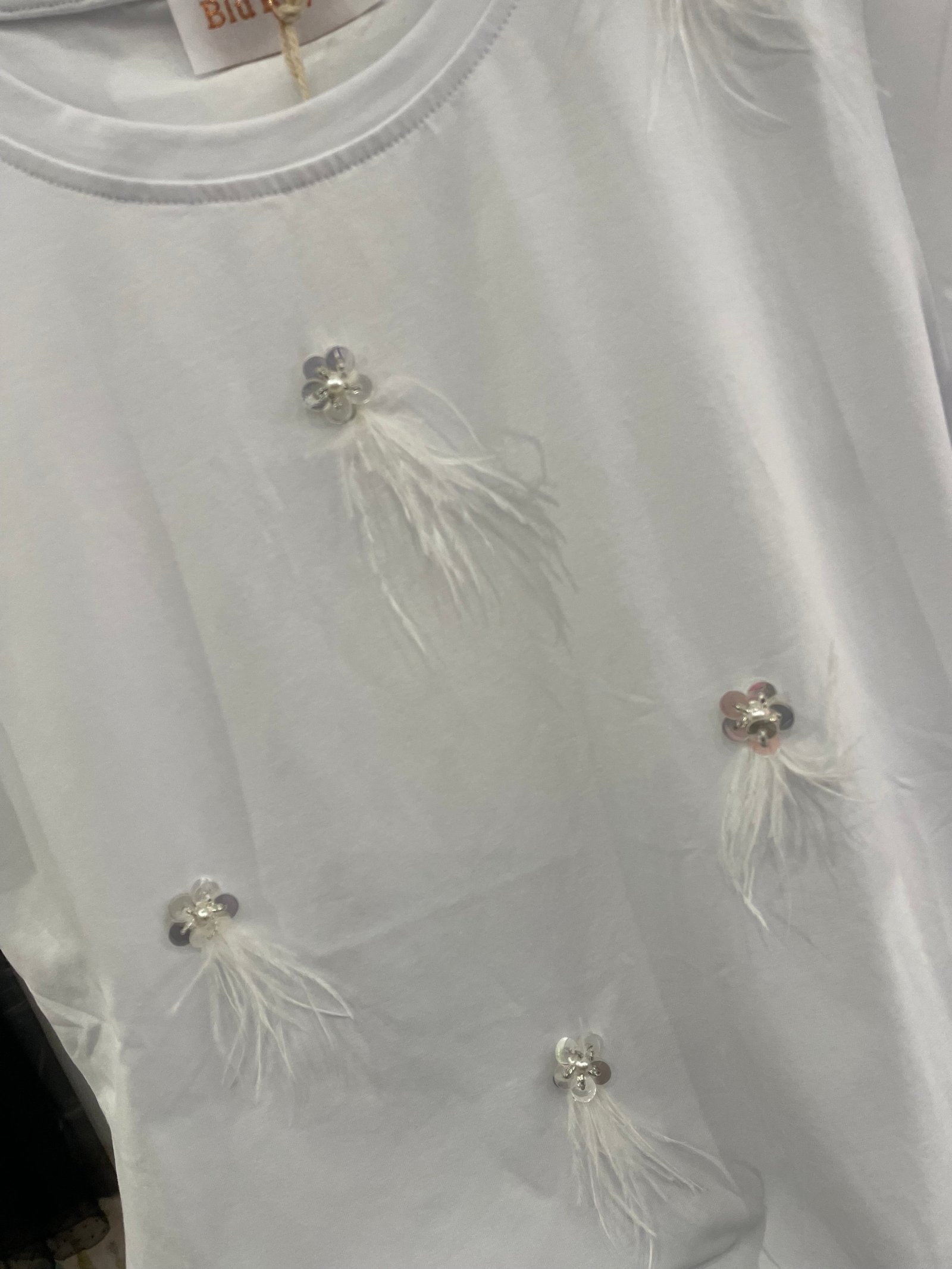 Feather Detail T-Shirt