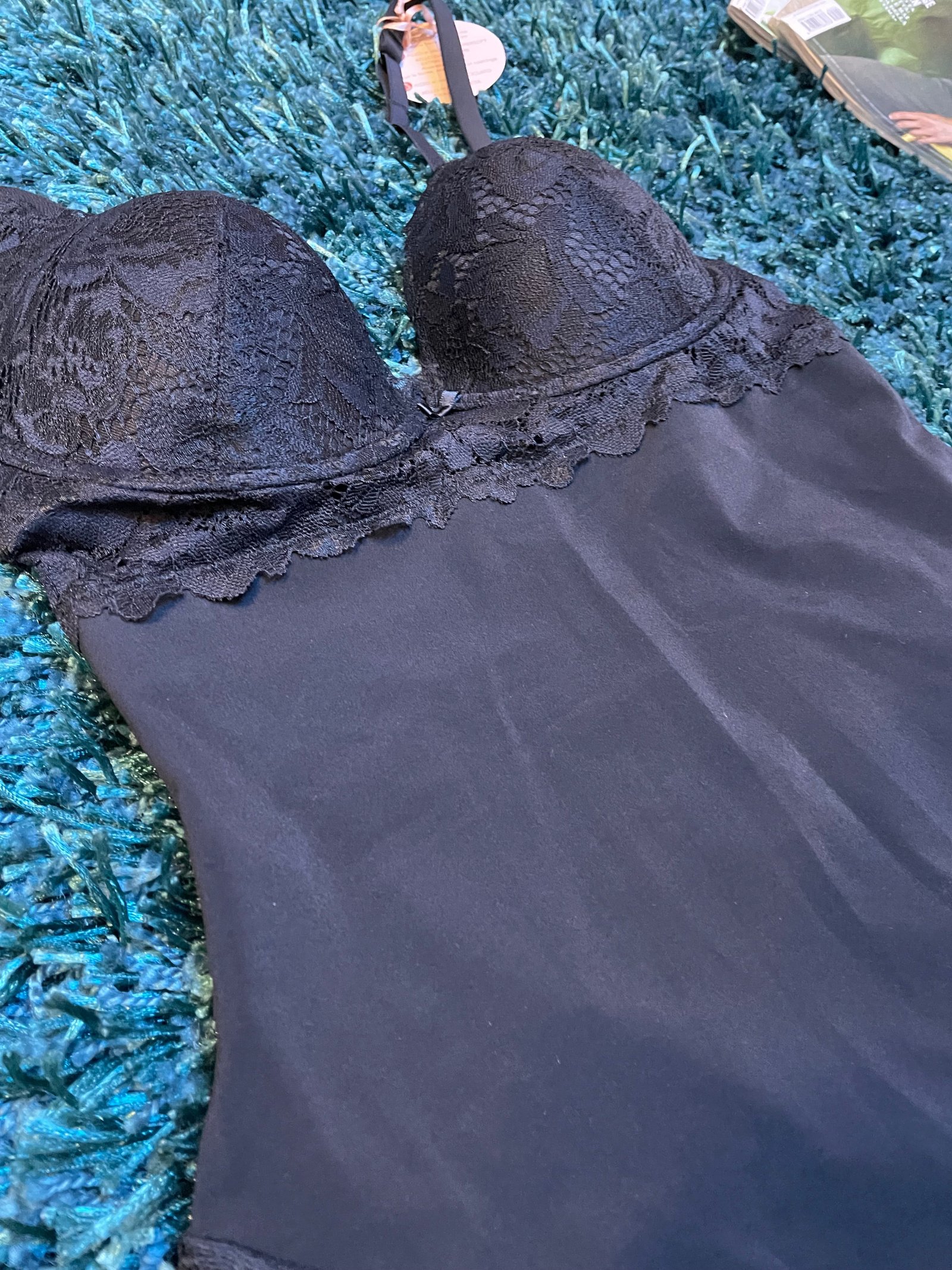 Body Nero Sottogiacca Elegante