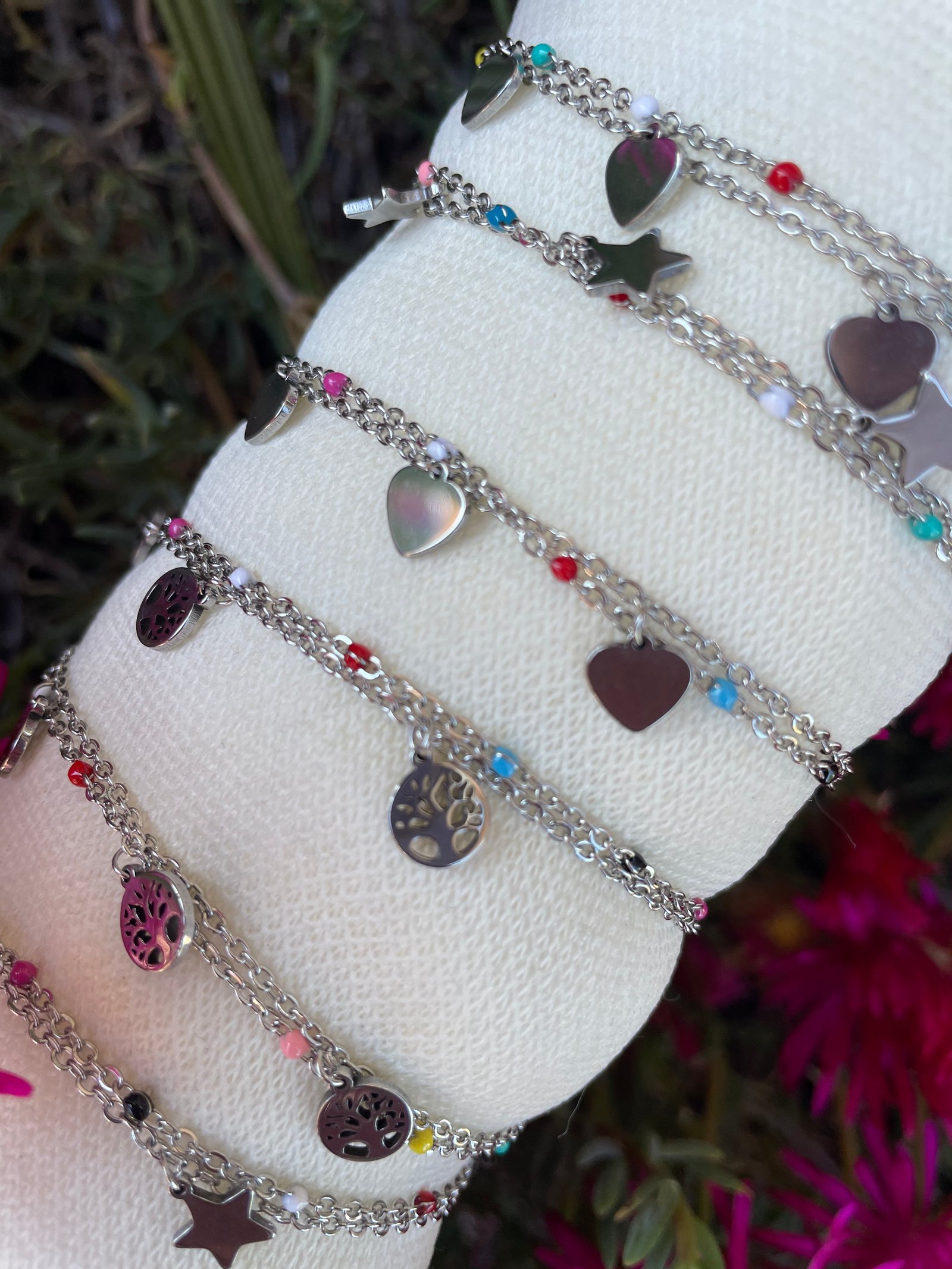 Bracciale acciaio doppio filo